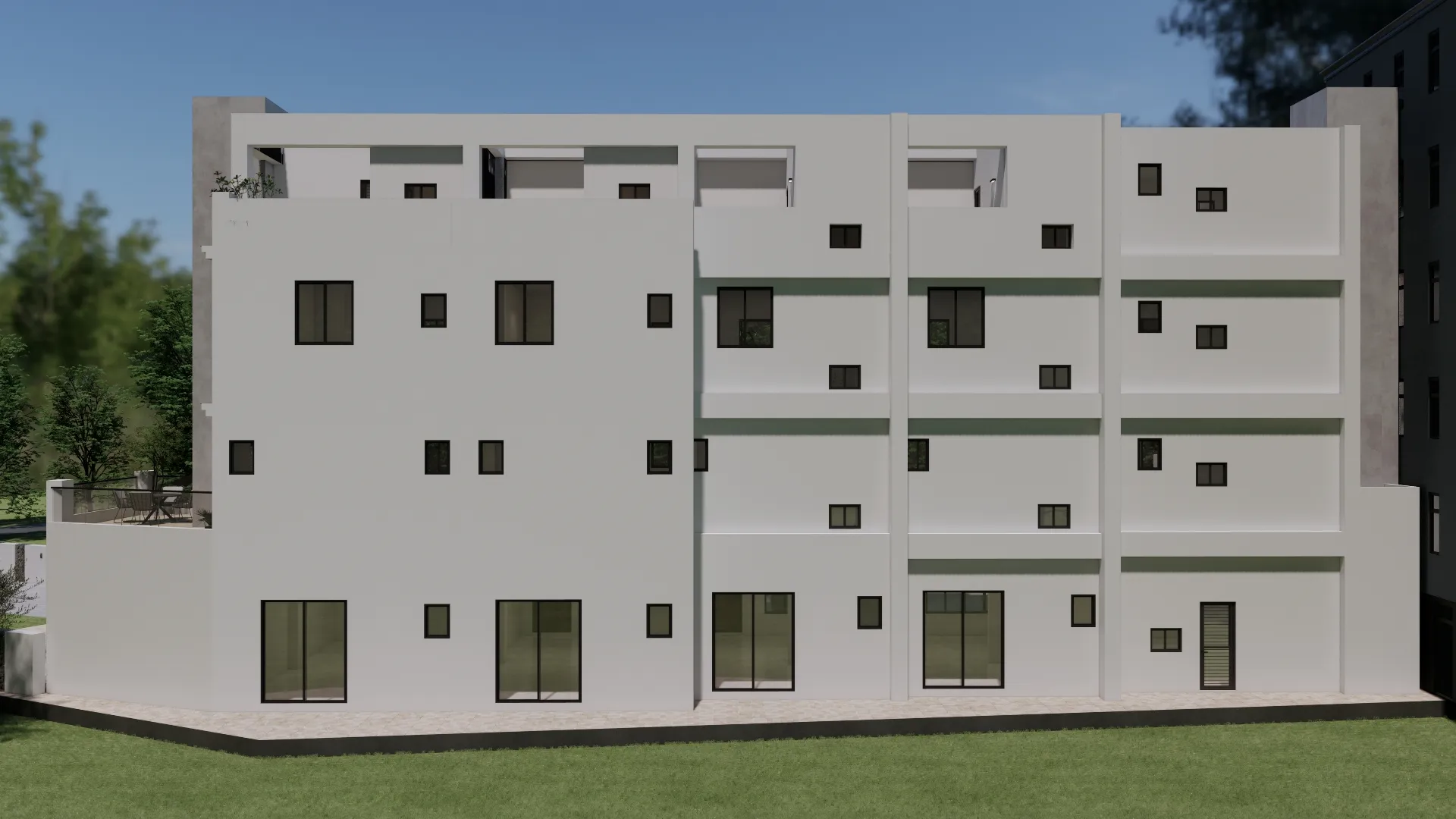 五戶外觀模擬圖