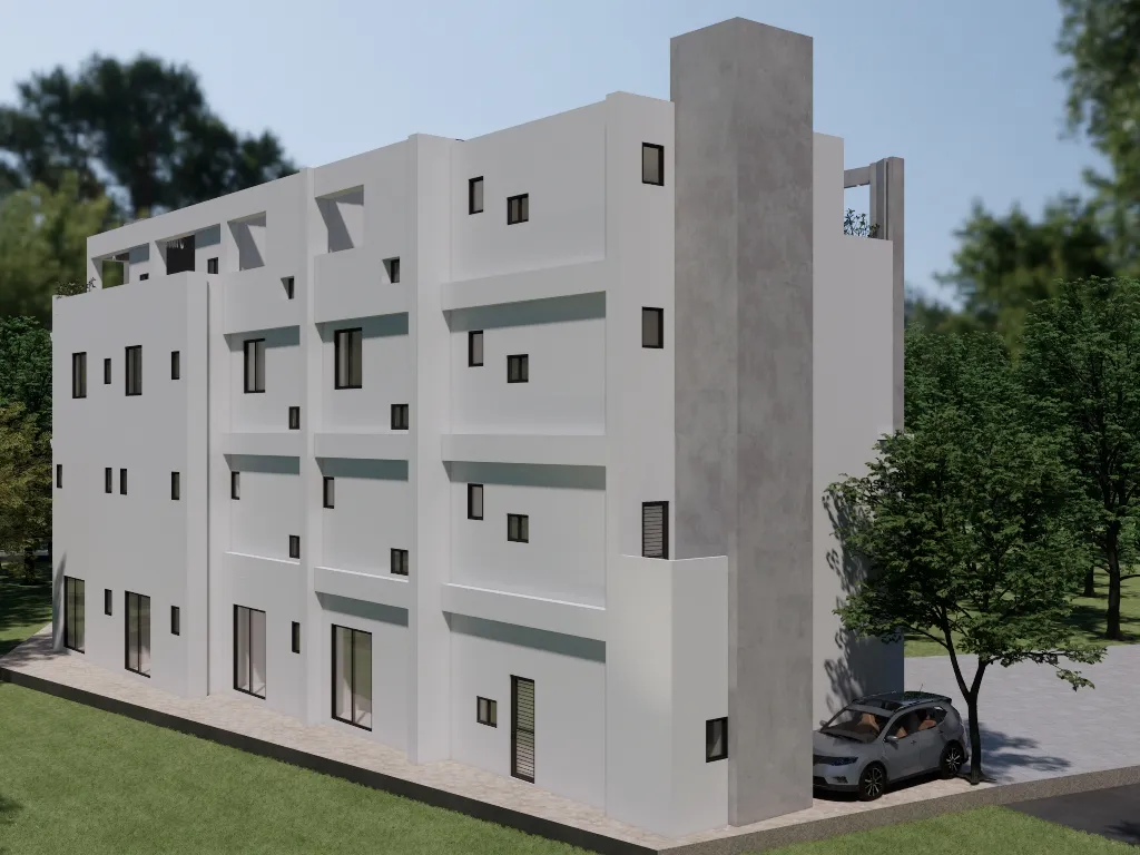 五戶外觀模擬圖